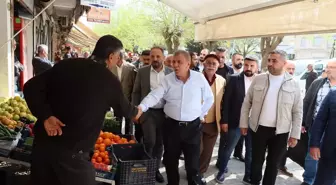 Midyat Belediye Başkanı Veysi Şahin, esnafı ziyaret etti