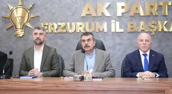 Milli Eğitim Bakanı Yusuf Tekin, Erzurum'da ziyaretlerde bulundu