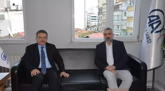 Trabzon Büyükşehir Belediye Başkanı Ahmet Metin Genç, AA Trabzon Bölge Müdürlüğü'nü ziyaret etti