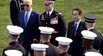 ABD Başkanı Joe Biden ile Japonya Başbakanı Fumio Kishida Beyaz Saray'da buluştu