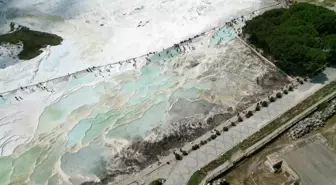 Pamukkale, Ramazan Bayramı'nda turistlerin uğrak noktası oldu
