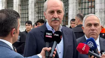 TBMM Başkanı Numan Kurtulmuş, İstanbul Fatih Camii'nde bayram namazını kıldı