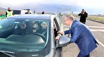 Kars'ta Bayram Trafik Uygulamaları Devam Ediyor