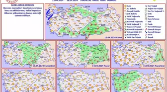 Meteoroloji Genel Müdürlüğü'nden hava durumu uyarısı