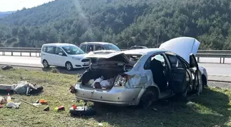 Kastamonu'da otomobil takla attı: 2 yaralı