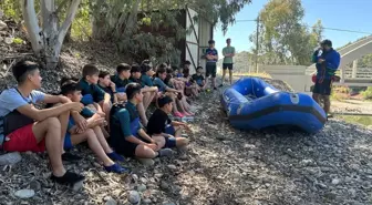 Muğla'da Rafting Kampı Düzenlendi