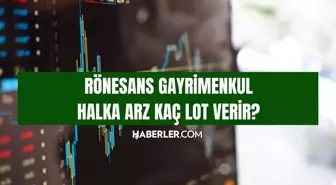 Rönesans Gayrimenkul halka arz kaç lot verir? Rönesans Gayrimenkul halka arz kaç lot dağıtılacak?