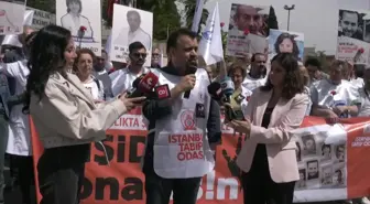 Sağlıkta Şiddetle Mücadele Günü'nde sağlık çalışanları protesto etti