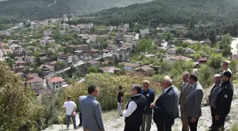 Sinop Valisi Mustafa Özarslan, Boyabat ilçesinde tarihi mekanlarda incelemelerde bulundu