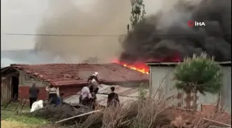 Amasya'da hissedilen depremden dakikalar sonra korkutan yangın