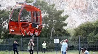 Antalya'daki teleferik kazasından 5 gün sonra 36 kabin yere indirildi