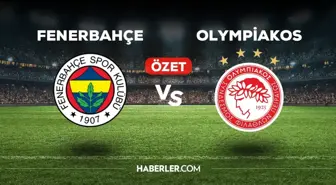 Fenerbahçe Olympiakos maç özeti ve golleri izle! (VİDEO) FB Olympiakos maçı özeti! Golleri kim attı, maç kaç kaç bitti?