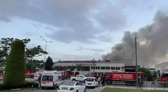 İzmir'deki fabrikada çıkan yangın kontrol altına alındı