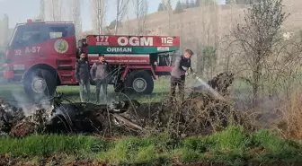 Burdur'da çıkan yangın itfaiye ekipleri tarafından söndürüldü