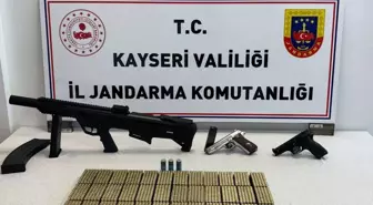 Kayseri'de yasa dışı silah ve mühimmat ticareti yapan şüpheli gözaltına alındı