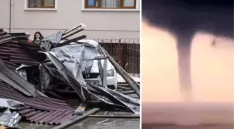 Çatılar uçtu, dev hortumlar çıktı! Çok sayıda il fırtınaya teslim