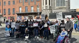 Dublin'de Filistin'e Destek Gösterisi