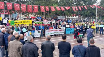 Sakarya'da İsrail'in Gazze'ye yönelik saldırıları kınandı