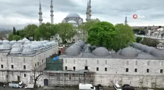 Süleymaniye Külliyesi'nde Darüşşifa bölümünün restorasyonunda sona gelindi