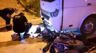 Yalova'da ciple motosiklet çarpışması: 1 yaralı