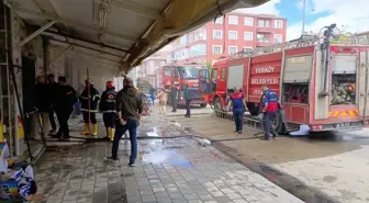 Yozgat Yerköy'de bir markette çıkan yangın söndürüldü