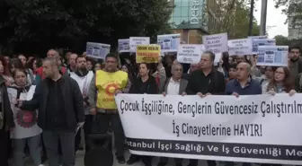 İSİG İstanbul Kadıköy'de Çocuk İşçiliğe ve İş Cinayetlerine Karşı Eylem Yaptı