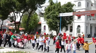 Muğla'da 23 Nisan Ulusal Egemenlik ve Çocuk Bayramı Kortej Yürüyüşü