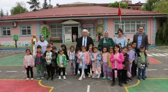 Trabzon Of Şehit Hüsnü Uyan Anaokulu Öğrencilerine Trafik Eğitimi Verildi