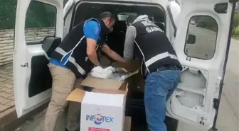 Samsun'da etil alkol ve sahte içki ele geçirildi