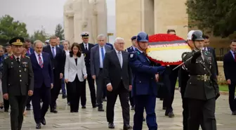 Almanya Cumhurbaşkanı Steinmeier Anıtkabir'i Ziyaret Etti