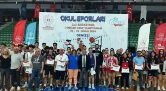 Okul Sporları 3x3 Basketbol Gençler Grup Şampiyonası Denizli'de Gerçekleşti