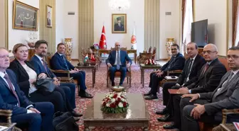 TBMM Başkanı Numan Kurtulmuş, Macaristan Adalet Bakanı Bence Tuzson'u kabul etti