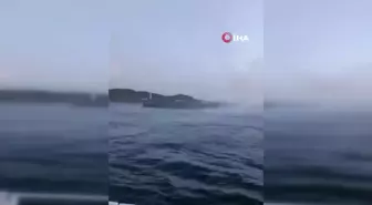 Çanakkale Boğazı'nda gemi yangını