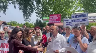 İznik Halkından İznik Gölü'ne 150 Metre Uzaklıkta Yapılması Planlanan Tesise Protesto: 'İznik İkinci Dilovası Olacak'