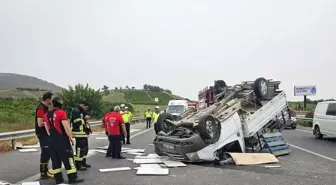 Mersin'de Kamyonet Devrildi: 1 Ölü, 2 Yaralı