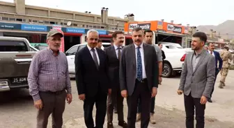 Erzurum Valisi Mustafa Çiftçi, Oltu'daki Sanayi Sitesinde Esnafı Ziyaret Etti