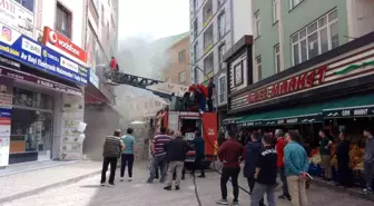 Gümüşhane'de elektrik kontağından çıkan yangında maddi hasar