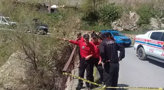 Hakkari'de dereye düşen kişiyi arama çalışması başlatıldı