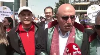 Avukatlar Büyük Savunma Mitingi İçin Yürüyüşe Başladı