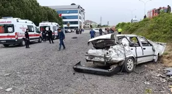 Karasu'da kaldırımda yürüyen kadına çarpan sürücü tutuklandı