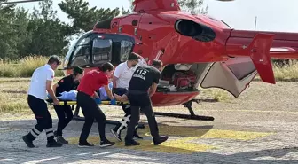 Alanya'da hap içen 14 yaşındaki kız ambulans helikopterle hastaneye kaldırıldı