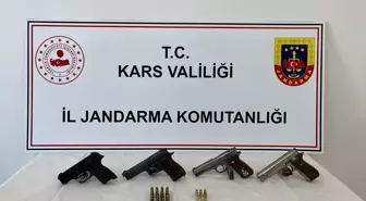 Kars'ta Silah Kaçakçılığı Operasyonu: 4 Şüpheli Gözaltına Alındı