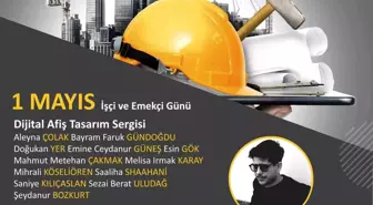 SUBÜ Ferizli MYO Grafik Tasarımı Programı Öğrencileri 1 Mayıs Emek ve Dayanışma Günü İçin Afiş Sergisi Düzenledi