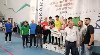 Kayseri Sporcuları Okul Sporları Bilek Güreşi Türkiye Şampiyonasında 16 Madalya Kazandı