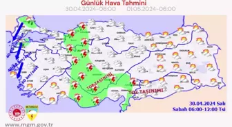 Meteoroloji'den sağanak yağış uyarısı