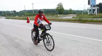 İzmirli Bisiklet Sporcusu Şehit Emniyet Müdürü Ali Gaffar Okkan İçin Pedal Çevirdi