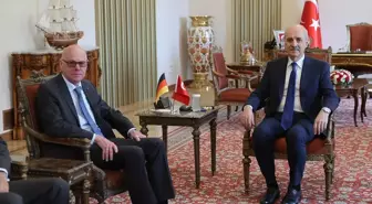 TBMM Başkanı Numan Kurtulmuş, eski Almanya Federal Meclisi Başkanı ve Konrad-Adenauer Vakfı Başkanı Norbert Lammert'i kabul etti