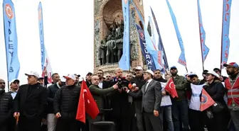 İstanbul'da 1 Mayıs Emek ve Dayanışma Günü'nde İsrail saldırıları protesto edildi