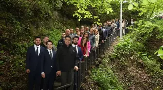 Düzce'deki Sarıkaya Mağarası doğa severlerin ilgi odağı oldu