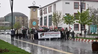 Bitlis Eren Üniversitesi Öğrencileri Filistin'e Destek Verdi